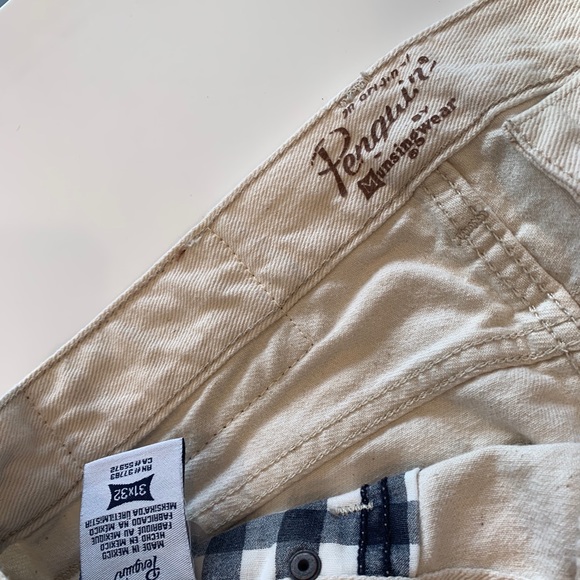 Men’s off white Original Penguin jeans 31, 32 - Picture 2 of 3